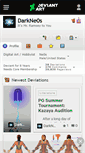 Mobile Screenshot of darkne0s.deviantart.com