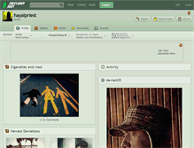 Tablet Screenshot of hayalpriest.deviantart.com