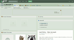 Desktop Screenshot of ii--sabrewolf--ii.deviantart.com