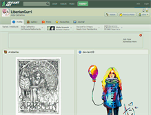 Tablet Screenshot of liberiangurrl.deviantart.com