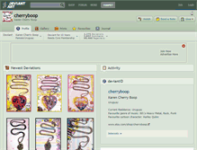 Tablet Screenshot of cherryboop.deviantart.com
