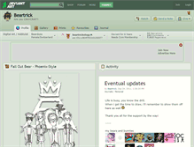 Tablet Screenshot of beartrick.deviantart.com