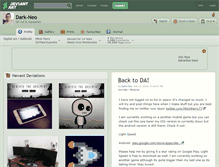 Tablet Screenshot of dark-neo.deviantart.com