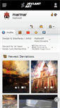 Mobile Screenshot of marmar.deviantart.com