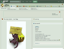 Tablet Screenshot of jeffica.deviantart.com