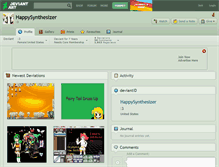 Tablet Screenshot of happysynthesizer.deviantart.com