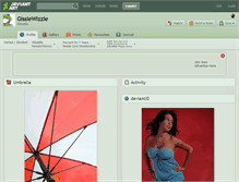 Tablet Screenshot of gissiewizzie.deviantart.com