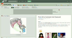 Desktop Screenshot of kensei-sama.deviantart.com