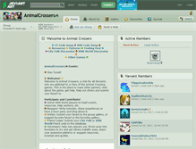 Tablet Screenshot of animalcrossers.deviantart.com