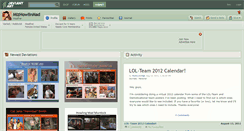 Desktop Screenshot of mizhowlinmad.deviantart.com
