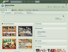 Tablet Screenshot of johnny182ee.deviantart.com