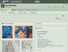 Tablet Screenshot of howl-pendragon.deviantart.com