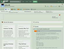 Tablet Screenshot of j-d-y-44.deviantart.com