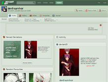 Tablet Screenshot of devil-survivor.deviantart.com