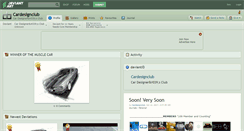 Desktop Screenshot of cardesignclub.deviantart.com