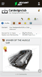 Mobile Screenshot of cardesignclub.deviantart.com