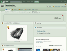 Tablet Screenshot of cardesignclub.deviantart.com