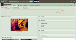 Desktop Screenshot of lovespurple.deviantart.com