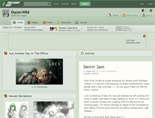 Tablet Screenshot of duces-wild.deviantart.com