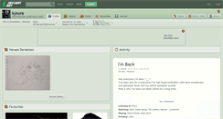 Desktop Screenshot of kyoura.deviantart.com