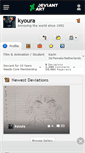Mobile Screenshot of kyoura.deviantart.com
