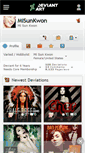 Mobile Screenshot of misunkwon.deviantart.com