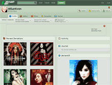 Tablet Screenshot of misunkwon.deviantart.com