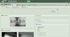 Desktop Screenshot of magicbob3d.deviantart.com