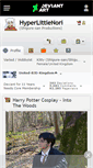 Mobile Screenshot of hyperlittlenori.deviantart.com