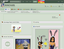 Tablet Screenshot of hentai-sweetie.deviantart.com