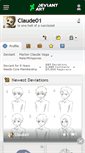Mobile Screenshot of claude01.deviantart.com