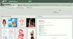 Desktop Screenshot of lucki-neko.deviantart.com