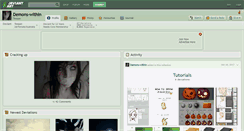 Desktop Screenshot of demons-within.deviantart.com