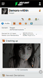 Mobile Screenshot of demons-within.deviantart.com