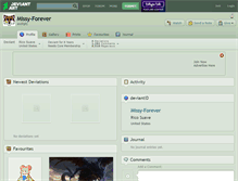 Tablet Screenshot of missy-forever.deviantart.com
