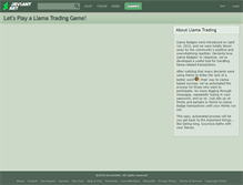 Tablet Screenshot of llamatrade.deviantart.com