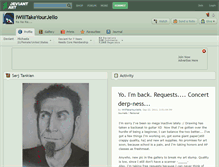 Tablet Screenshot of iwilltakeyourjello.deviantart.com