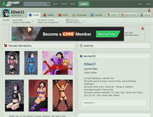 Tablet Screenshot of eldee23.deviantart.com