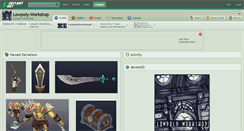 Desktop Screenshot of lowpoly-workshop.deviantart.com