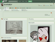 Tablet Screenshot of devastingblow.deviantart.com