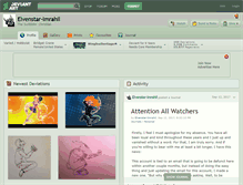 Tablet Screenshot of elvenstar-imrahil.deviantart.com