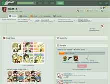 Tablet Screenshot of nikitt11.deviantart.com
