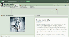 Desktop Screenshot of genevieve-amelia.deviantart.com