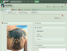 Tablet Screenshot of eliq-tattoo.deviantart.com