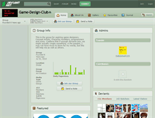 Tablet Screenshot of game-design-club.deviantart.com