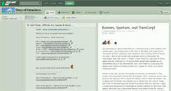 Desktop Screenshot of glory-of-heracles.deviantart.com