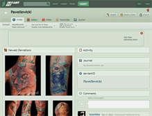 Tablet Screenshot of pawellewicki.deviantart.com
