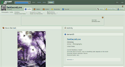 Desktop Screenshot of darksecretlove.deviantart.com