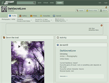 Tablet Screenshot of darksecretlove.deviantart.com