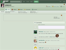 Tablet Screenshot of chibik3r0.deviantart.com